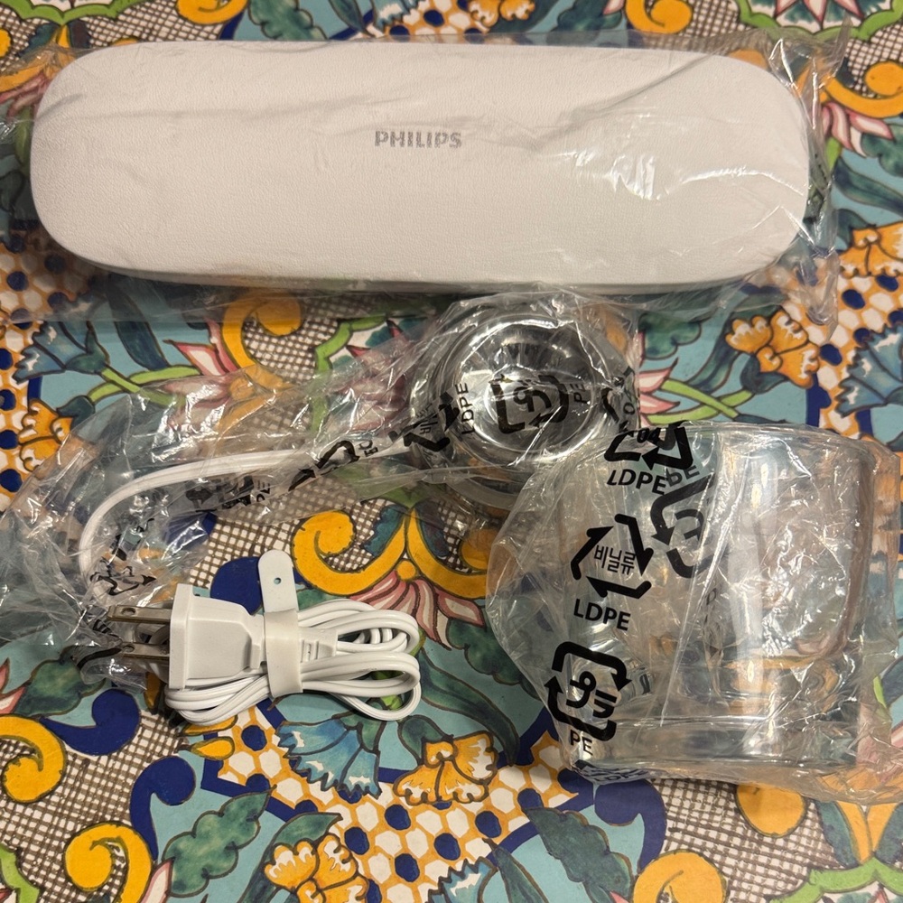 Philips Sonicare Diamond Clean Glass Silver Charger Base  Case